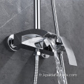 Installation rapide Ensemble de douche en acier inoxydable de scellement de manière fiable